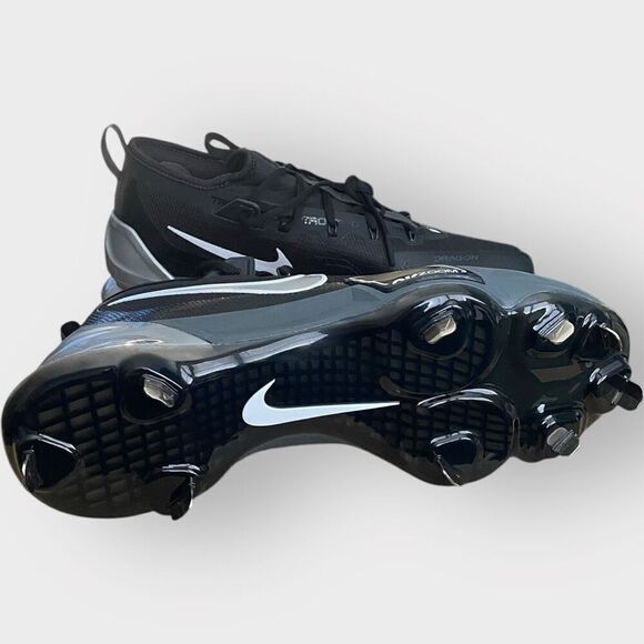 Nike Force Zoom Trout 9 Elite Baseball Cleats Black FB2906-003 Mens size 12 New - Picture 7 of 9